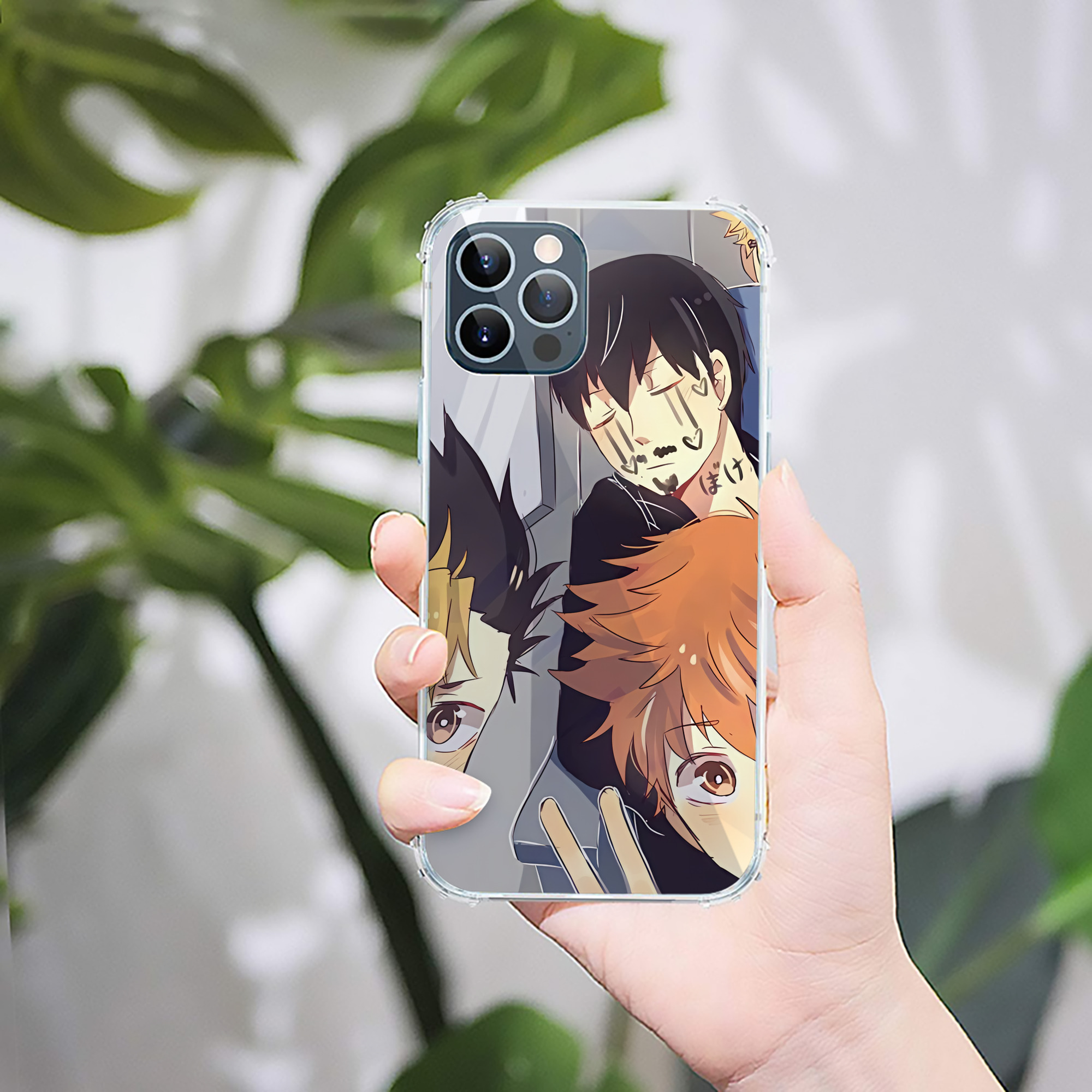 （画像用） ハイキュー!! Haikyu!! 【iPhone 12シリーズ対応】透明スマホケース（クリアソフトケース）